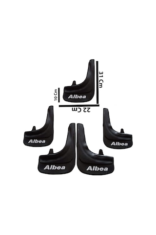 Fiat Albea Hb-sedan Albea Yazılı 4'lü Tozluk Çamurluk Paçalık