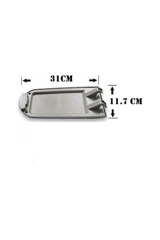 Seat Toledo 4 2012-2019 İçin Kolçak Kapağının Alt Plastik Tamir Seti Gri Renk