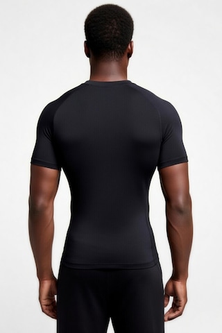 Premium Ufc Siyah Kısa Kol Compression Erkek T-shirt Spor Gym Fitness Boks Kickboks Mdl7 Siyah
