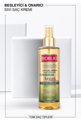 Sıvı Saç Kremi Argan Yağlı 200 Ml X 2 Adet