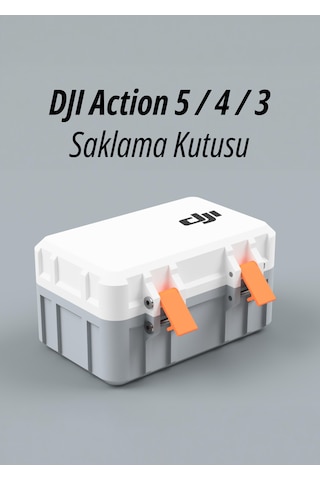 Djı Action 5 / 4 / 3 İçin Dayanıklı Taşıma Ve Saklama Kutusu Sert Kasa 8x11x7 Cm