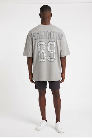 Blow Up Future Gen 89 Gri Oversize Erkek T-shirt 141530 Siyah