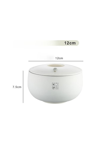 Kapaklı Yemek Kasesi Gıda Sınıfı Isı Yalıtımlı Paslanmaz Çelik Japon Tarzı Salata Karıştırma Kasesi Günlük Kullanım İçin Mutfak Aleti Beyaz