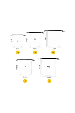Xianwen 5 Adet Su Geçirmez Çanta Seti, Kaydırma, Kamp, Bot, Çok Renkli