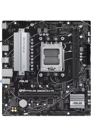 Asus Prıme B650m-r Ddr5 7200mhz 1xhdmı 2xm.2 Usb3.2 Matx Am5 Amd Am5 9000/8000/7000 Serileri İle Uyumlu