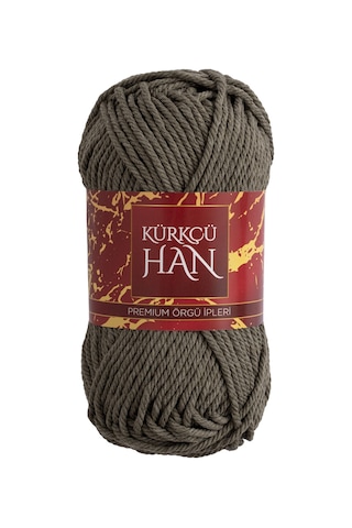 Cotton Comfort 100gr Pamuklu Makrome Punch Amigurumi Örgü İpi - Haki Yeşili