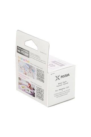 Lexroo Pg-46 Siyah Mürekkep Kartuşu, 400 Sayfa Baskı 9059b001