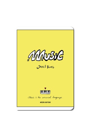 Meteksan A4 30 Yp Arya Pp Kapak Büyük Müzik Defteri