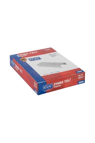 Kraf 225g Küçük Boy Zımba Teli No.10 20'li Paket