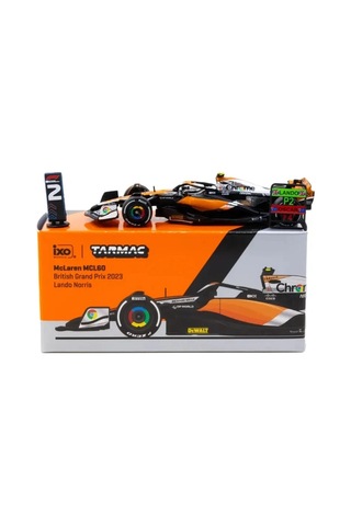 Podyum Detaylı 1/64 Ölçek Mclaren Mcl60 Lando Norris 2023 British Gp Model Araba Bx-313334