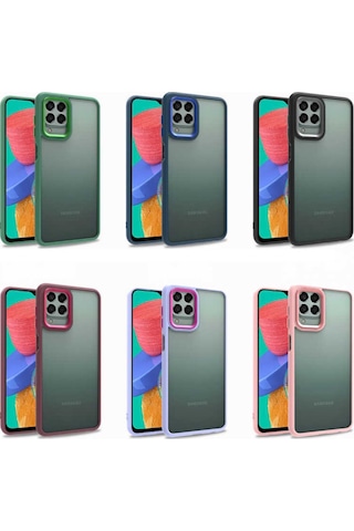 Samsung Uyumlu Galaxy M33 Kılıf Zore Flora Kapak