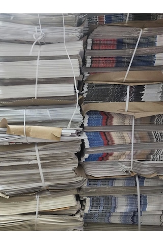 Sıfır Temiz 1 Kg Gazete Bayi Çıkışlı Gazete Taşınma Gazete Kağıdı Ambalaj Kağıdı 1 Kilogram