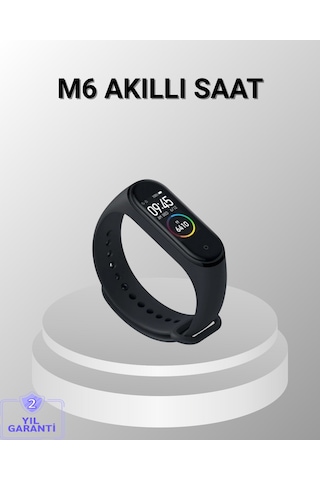 Akıllı Bileklik - Adım Sayar, Kalp Atış Ölçer, Uyku Takipli Ve Suya Dayanıklı