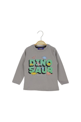 Crassi Erkek Çocuk Sweatshirt Yazılı Gri