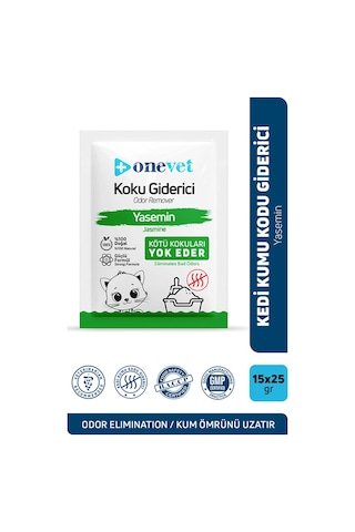 Onevet Kedi Kumu Koku Giderici Yaseminli 15 Adet 25 Gr