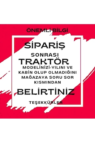 Türk Fiat 450 Traktör Kaporta Brandası