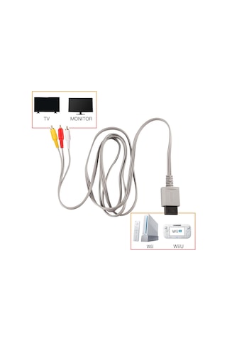 Nintendo Wii U Tv Av Kablosu Wii Görüntü Kablosu Wii Aksesuar Wii Wii U Kablo