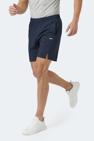 Slazenger Radıant Erkek Cepli Fıtness Lacivert Şort Lacivert