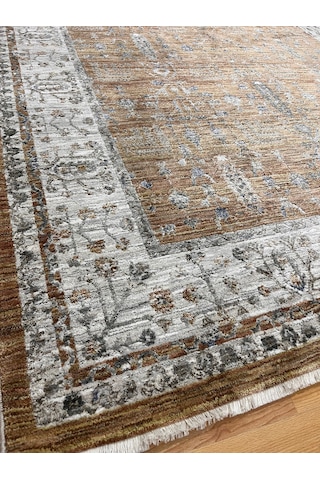 Merinos Halı Valeria Serisi 91001-020 Vintage Etnik Desenli Salon Oturma Odası Halısı Çok Renkli