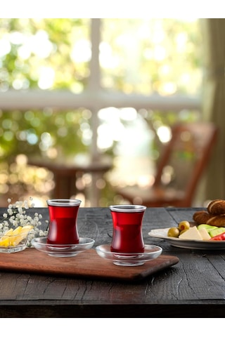 Lexroo Uskudar Çay Takımı Hediyelik Kutu Çok Renkli