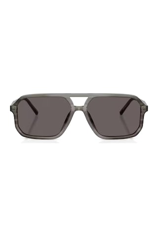 Dolce Gabbana Dg 4541 347987 59 Erkek Pilot Çizgili Şeffaf Gri Kemik Güneş Gözlüğü