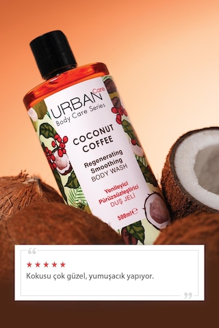 Urban Care Body Series Coconut Coffee Duş Jeli 750 Ml 3 Adet Hindistan Cevizi