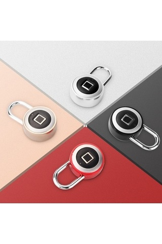 Createtech Suya Pl-p2 Kırmızı Parmak Kilitli Kapı İzi Dolap Sağlam Bozzys Akıllı Vg Kilit