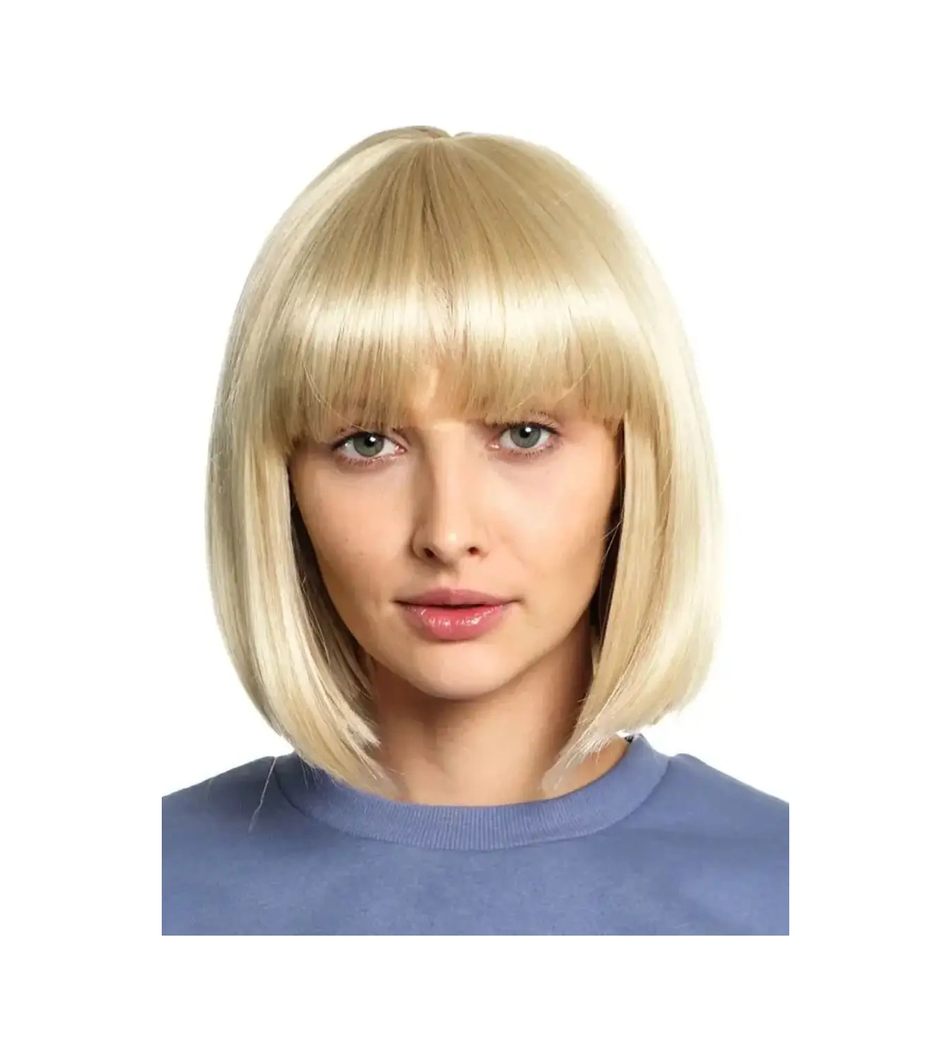 Riota Blond Karavall Peruk : 8131 - Kare Saç Kesimi, Kahküllü 171228321 Bej