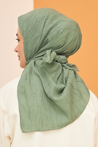 Bambu Kraş Eşarp Tesettür Giyim, Hafif, Rahat, Şık, Yüksek Kalite, Hijab, Scarf, Shawl Yeşil