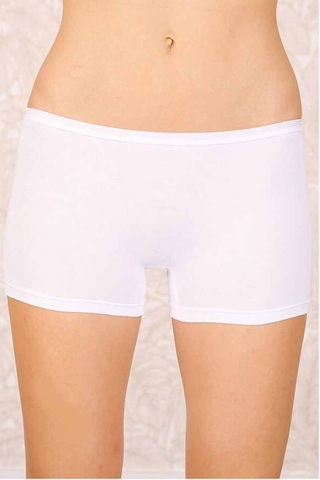 Royaleks Likralı Süprem Bayan Boxer Short Beyaz 2100b