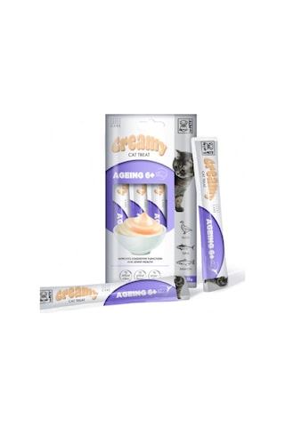 M-pets 6+ Fonksiyonel Creamy Kedi Ödülü 4 x 15 G