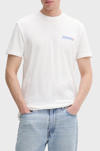 Tommy Jeans Pamuklu Sırt Baskılı Regular Fit Bisiklet Yaka T Shirt Erkek T Shirt Dm0dm22547 Ybl Beyaz