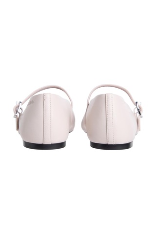 Calvin Klein Oblique Ballerina Mj Deri Hdw Bej Kadın Babet-14815