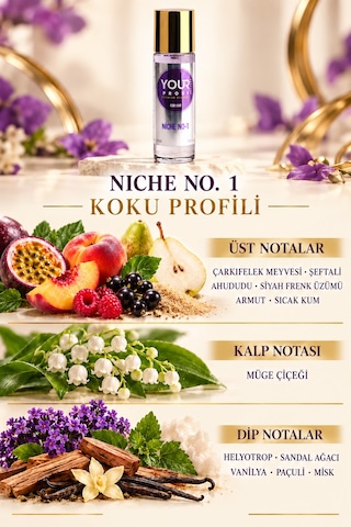 Your Prose Niche No. 1 Unisex Parfüm 30 Ml Kişisel Ve Araç Kullanımı - 8690352298789k Meyveli