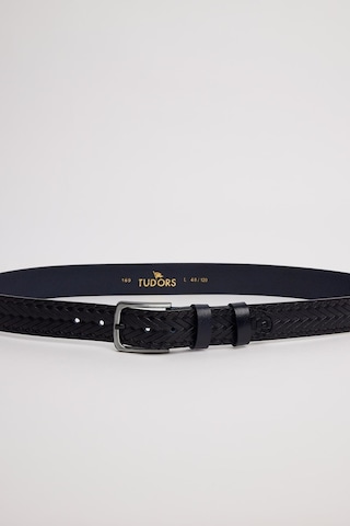 Tudors Erkek %100 Hakiki Deri 4 Cm Spor Lacivert Kemer-32649 Lacivert