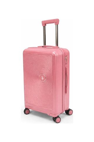 U.s. Polo Assn. Kabin Boy Polipropilen Valiz Pudral 26040 Pembe