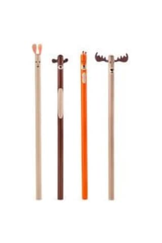 Kikkerland Wooden Ahşap Orman Kalem Seti Çok Renkli