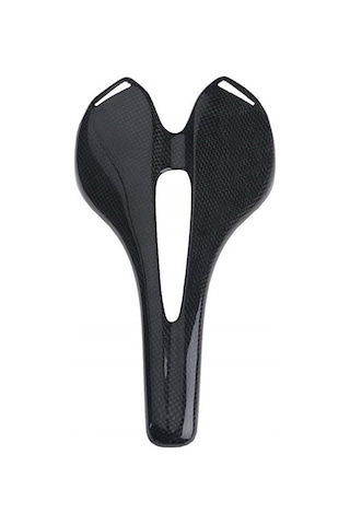Jeemson Kohlefaser Fahrradsattel Mtb/rennrad - Ultraleicht 110g Komfortabel Hohl Design - Schwarz 3k Glanz Siyah