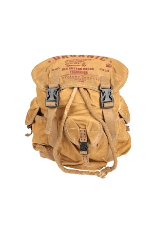 oldcottoncargo OLD COTTON CARGO AHTAPOT MODEL UNİSEX SIRT ÇANTASI 5093 CAMEL