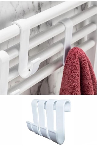 Havlupan Askılık 4'lü Bornoz Askılığı Çamaşır Havlupan Askı Apara Diğer