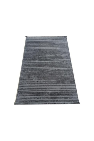 Çam Halı Eyfel 3104 Antrasit Romans Halı Modern Desenli Makine Halısı