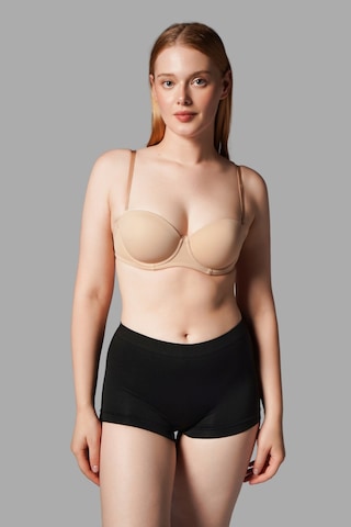 Fit Women Kadın Boxer Toparlayıcı İz Yapmayan Seamless Örme Boxer 2001 Siyah