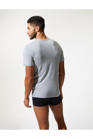 Marks & Spencer Supima Pamuk Pijama Üstü T07001602A Gri