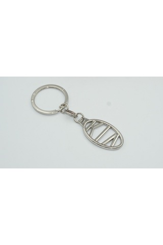 Kia Uyumlu Logo Çift Yön Krom Metal Stil Anahtarlık