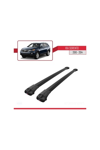 Kia Sorento 2010-2014 Arası İle Uyumlu Ace-1 Ara Atkı Tavan Barı Siyah