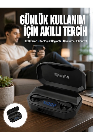 Mey İthalat Kulak İçi Bluetooth Kulaklık Rgb Işıklı Çift Mikrofonlu İos/android Uyumlu Bt 5.2 Yeni Nesil Diğer