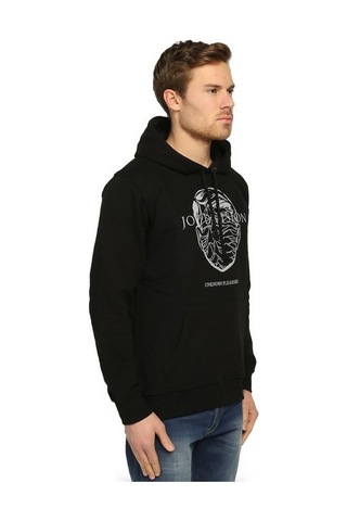 Bant Giyim - Joy Division Siyah Kapşonlu Erkek Sweatshirt Hoodie
