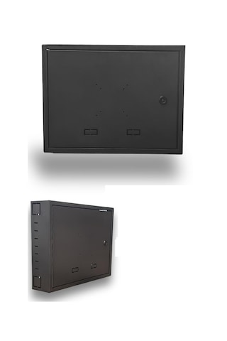 Fury Dvr Pano/box Nvr Cctv Rack Kabinet Ve Monitör Koruma Kutusu 1u 19 '' W 45 H 35 D 10 Antrasit