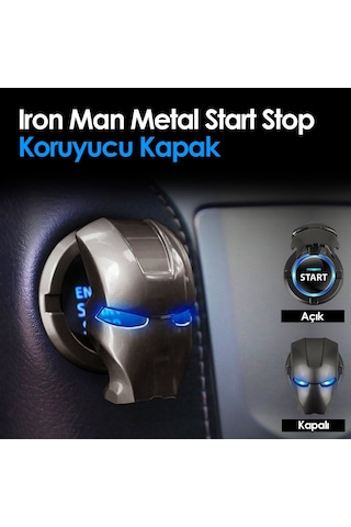 Start Stop Çerçevesi Koruyucu Kapak Metal Iron Man 2 Renk (535657063)