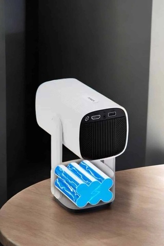 Akıllı Projeksiyon Powerbankli Taşınabilir Sinema Projektörü 4k Hd Kaliteli 15843676